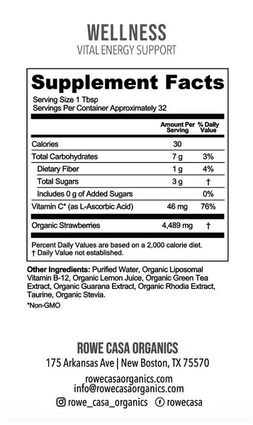 Vitality Energy Support (Caffeinated) | 16 oz.